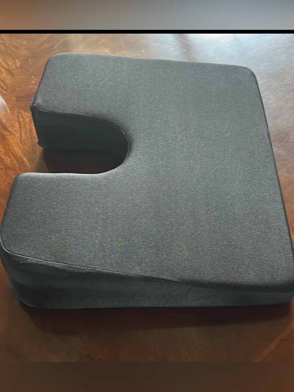 Memory Foam Donut Wedge Seat Cushion - Ergonomic Coccyx Relief